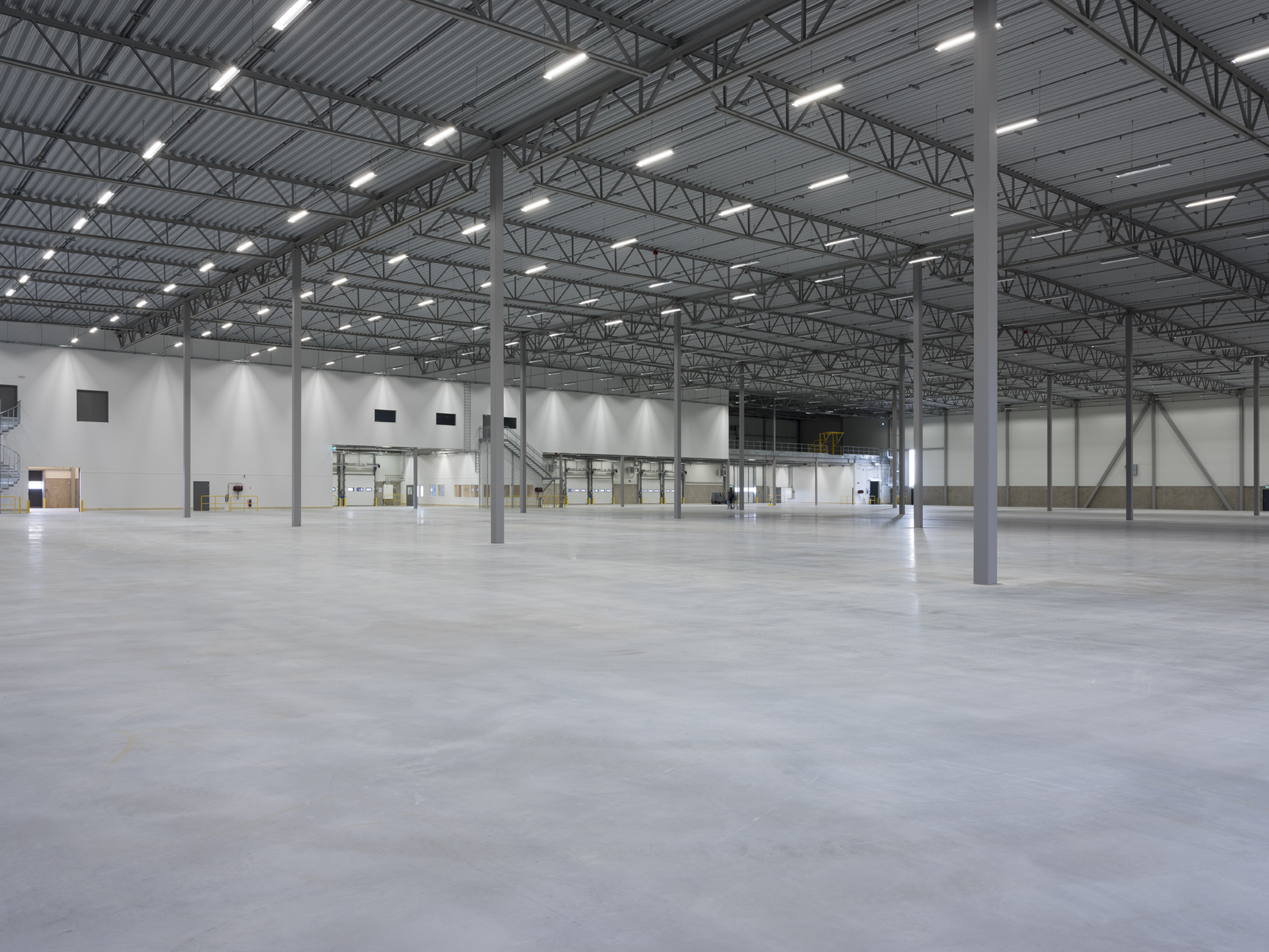 Interior view of the logistics facility at Prologis Park Rosersberg in Sweden