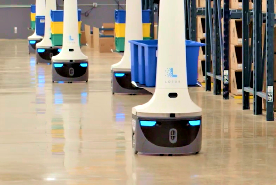 Robots in warehouse