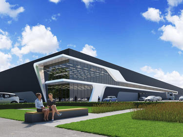 Rendering Prologis Park Waalwijk DC3